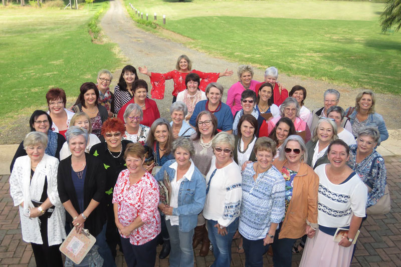 Groups at Fels Retreat by Christine Kruger